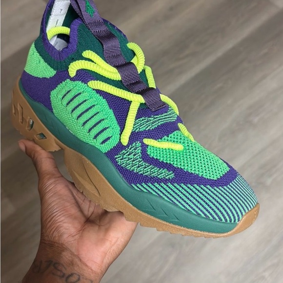 Sia collective: donatello vulture exclusive Men's Green and Purple Sneakers - Picture 1 of 1